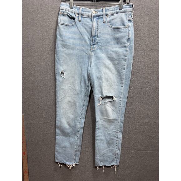 Madewell The Curvy Perfect Vinatge Jean in Coffey Wash Worn-In Edition Size 28 - Picture 5 of 15